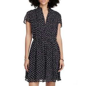 RALPH LAUREN DENIM & SUPPLY Navy Ditzy Floral V-Neck Dress, Sz M